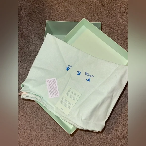 Off White “For Walking Out Of Office” White Black - Picture 8 of 10